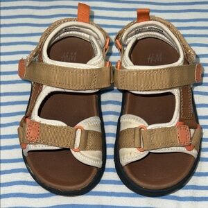 H&M Kids Sandals - Brown and Orange 7.5 Toddler
